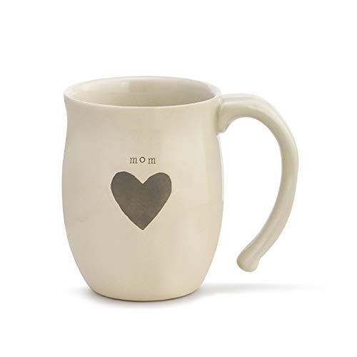 Mom Heart 16-ounce Ceramic Stoneware Coffee Mug