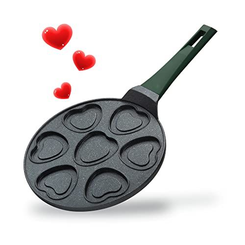 Heart-Shaped Mini Pancake Pan