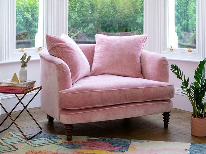 Blush pink cuddle discount chair