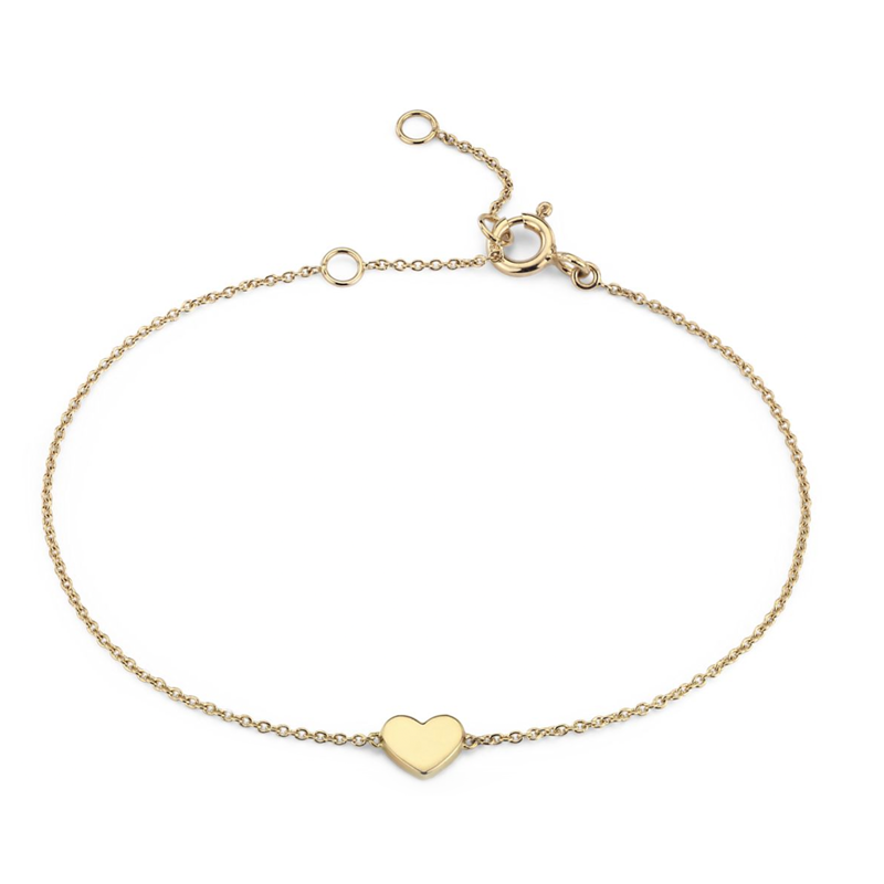 7" Petite Heart Bracelet
