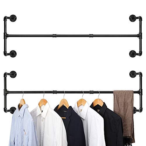 Wall-Mounted Clothes Rack