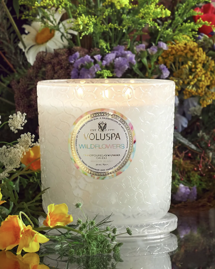 Voluspa Wildflowers Luxe Scented Candle