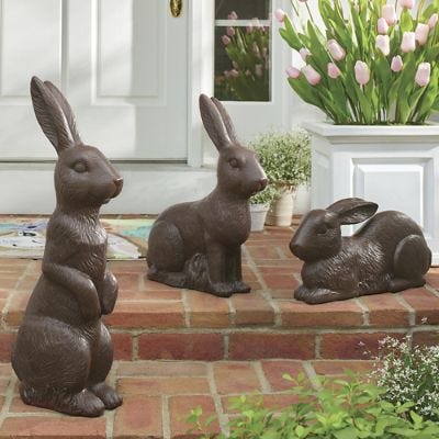 Easter Simulation Bunny Home Garden Bunny Decoration Creative Straw Bunny  New Fashion And Simple Home Furnishings 2023 Figurines