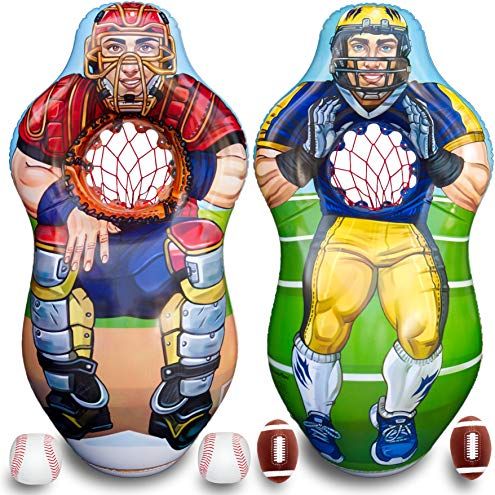 Inflatable Football Target Super Bowl Party Game