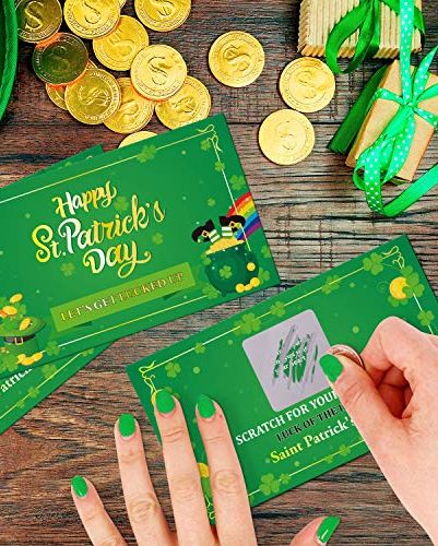 St. Patrick's Day Scratch-Off Fortune Cards