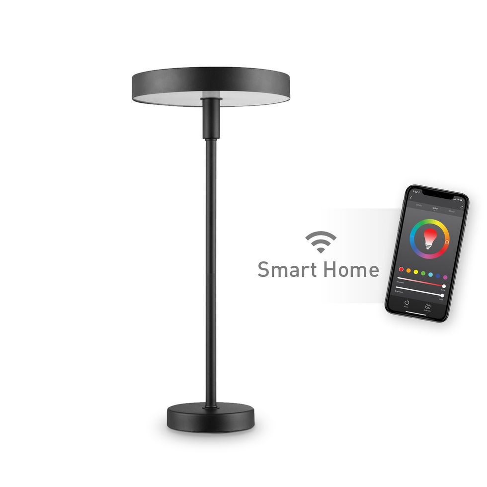 Wi-Fi Smart Multicolor Changing RGB Integrated Table Lamp