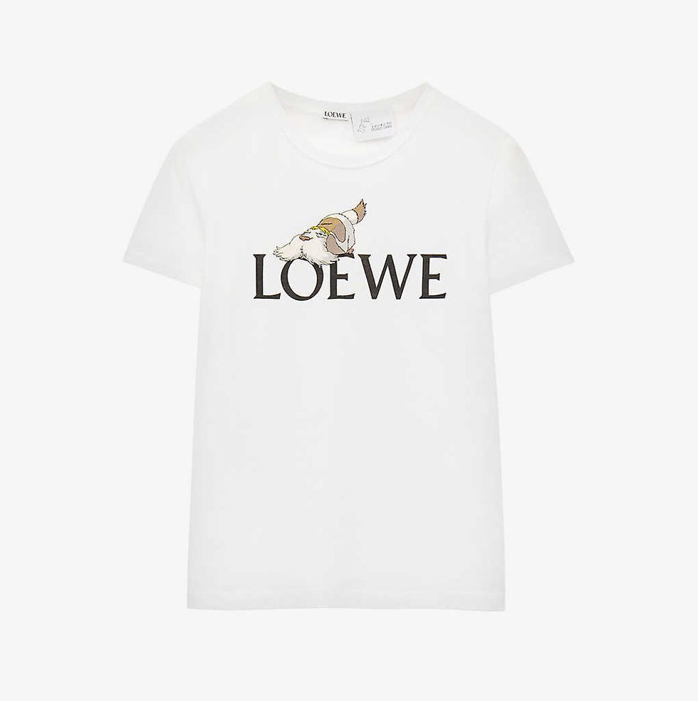 LOEWE LOEWE x Howl's Moving Castle Heen cotton-blend T-shirt