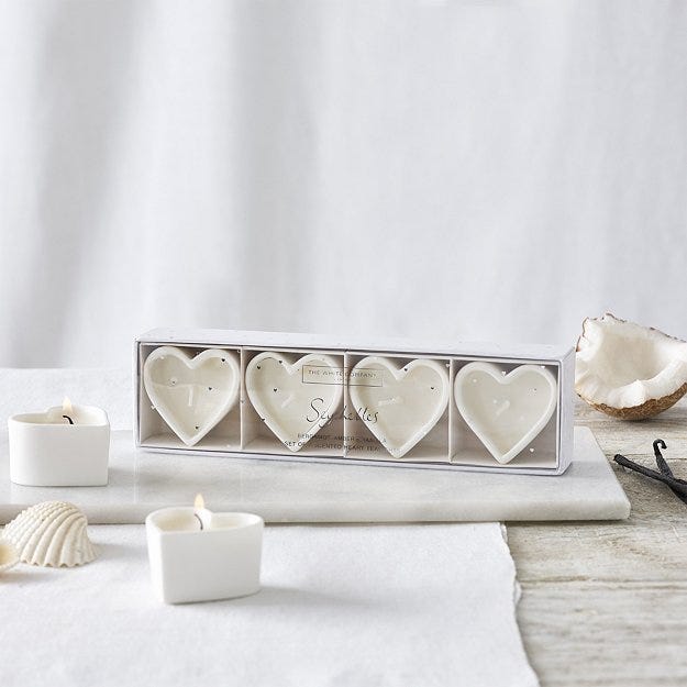 Seychelles Heart Tealights