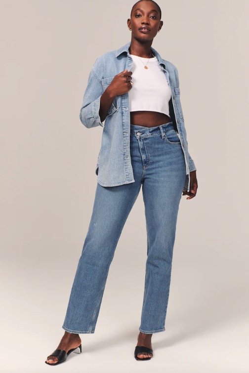 Women's Mid Rise 90s Straight Jean, Women's Sale