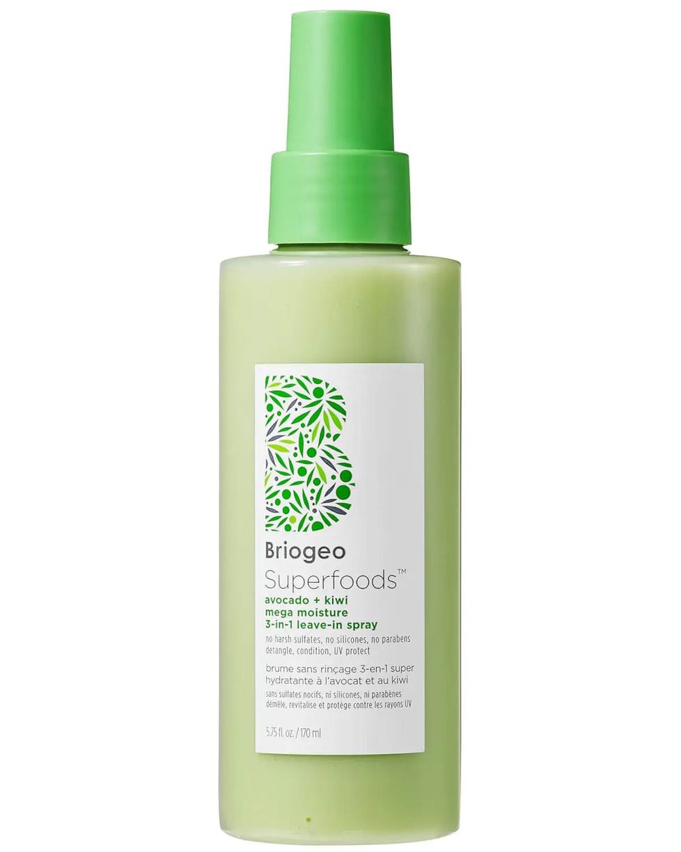 Superfoods Avocado and Kiwi Mega Moisture 3-In-1 Leave-In Spray