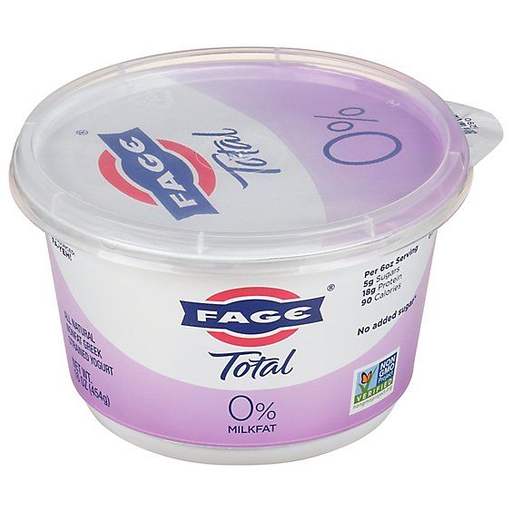 Total 0% Milkfat Plain Greek Yogurt