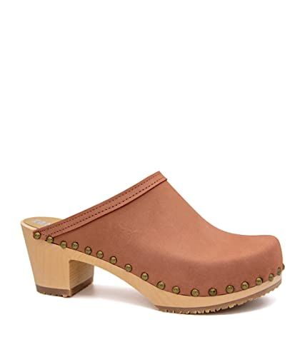 Ladies sale wooden clogs