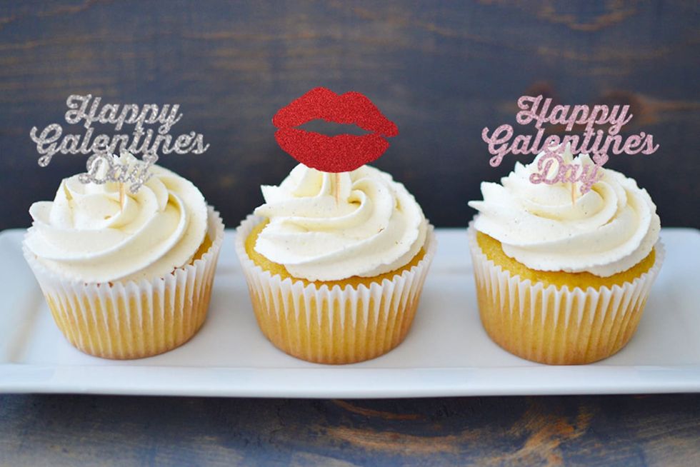 Happy Galentine's Day Cupcake Toppers