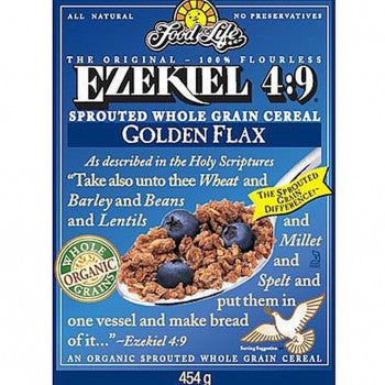 Ezekiel Sprouted Whole Grain Cereal Golden Flax 454g