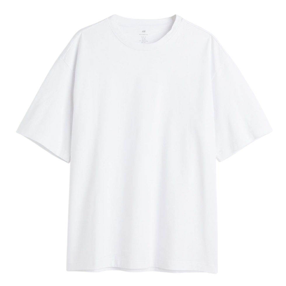 H&M T-shirt met relaxed fit