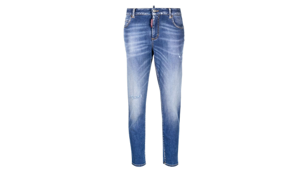 Distressed cropped jeans Dsquared2