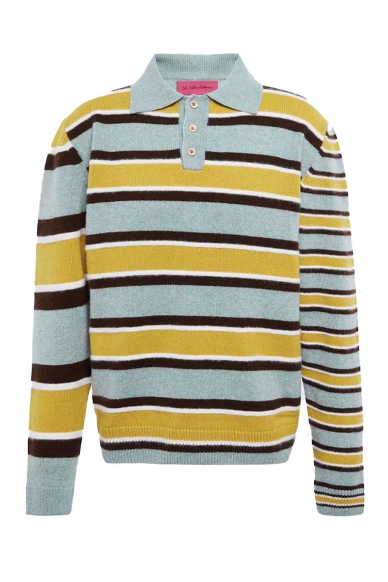 Striped Cashmere Rugby Shirt
