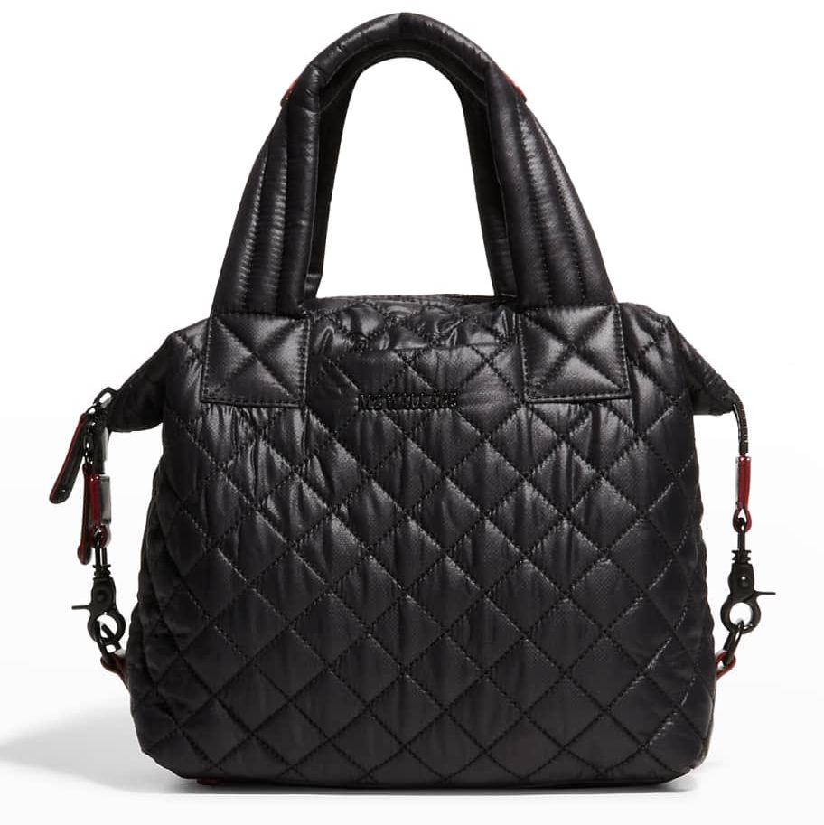 Sutton Deluxe Small Quilted Nylon Tote Bag