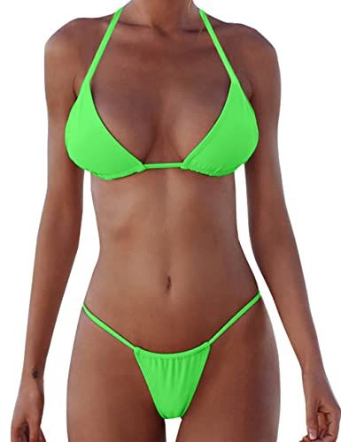 Two Piece Neon Swimsuit