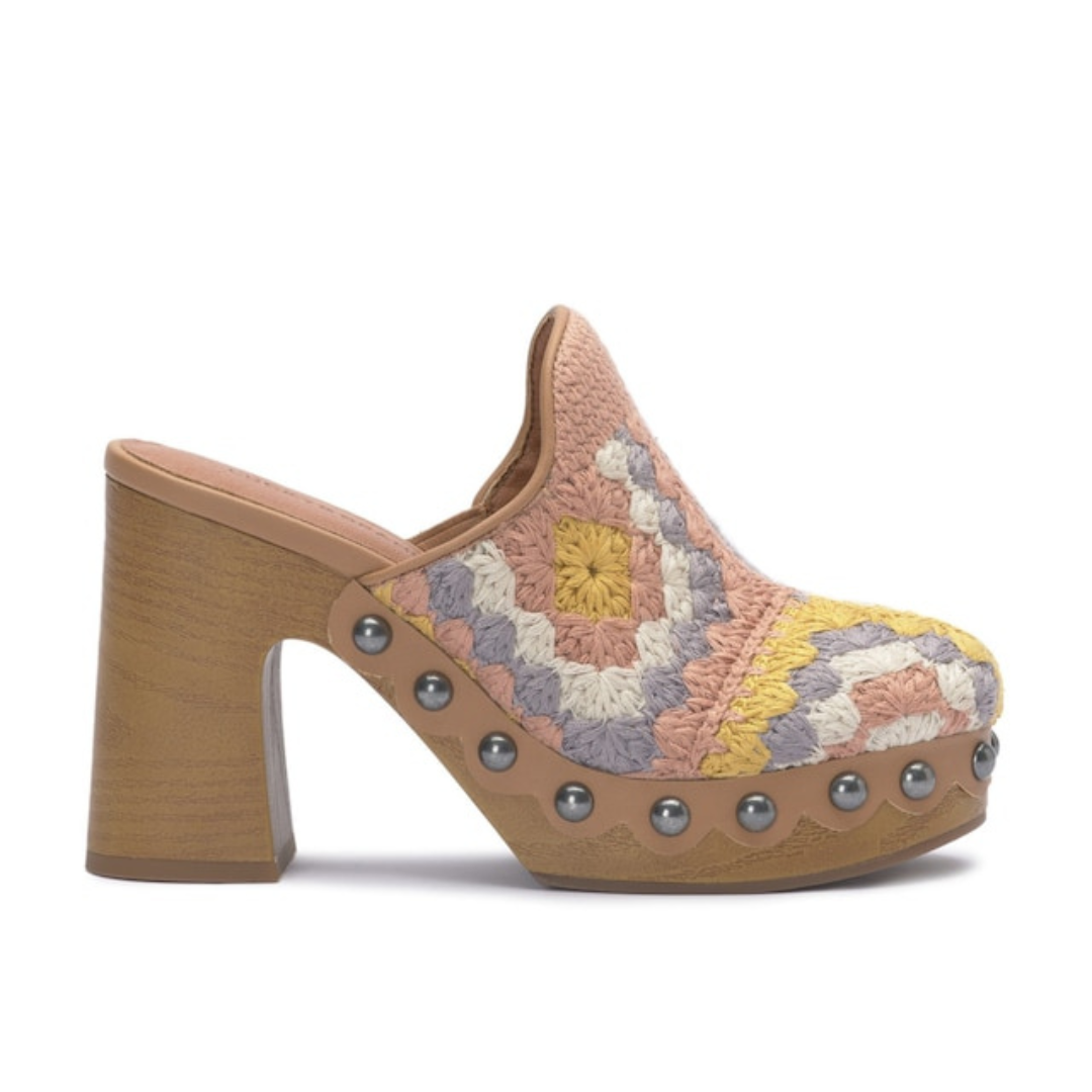 KHADIM Cleo Pink High Heel Cone Mule Slip On Sandal for Women (2783735)