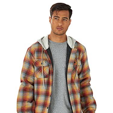 Long Sleeve Quilted Lined Flannel Shirt