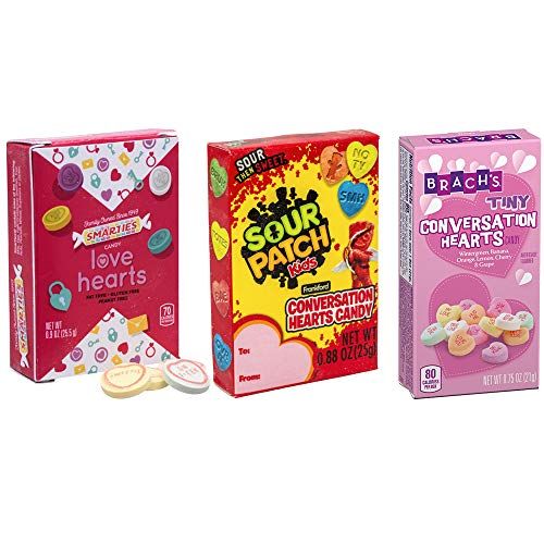 Valentine Conversation Hearts Candy Boxes 