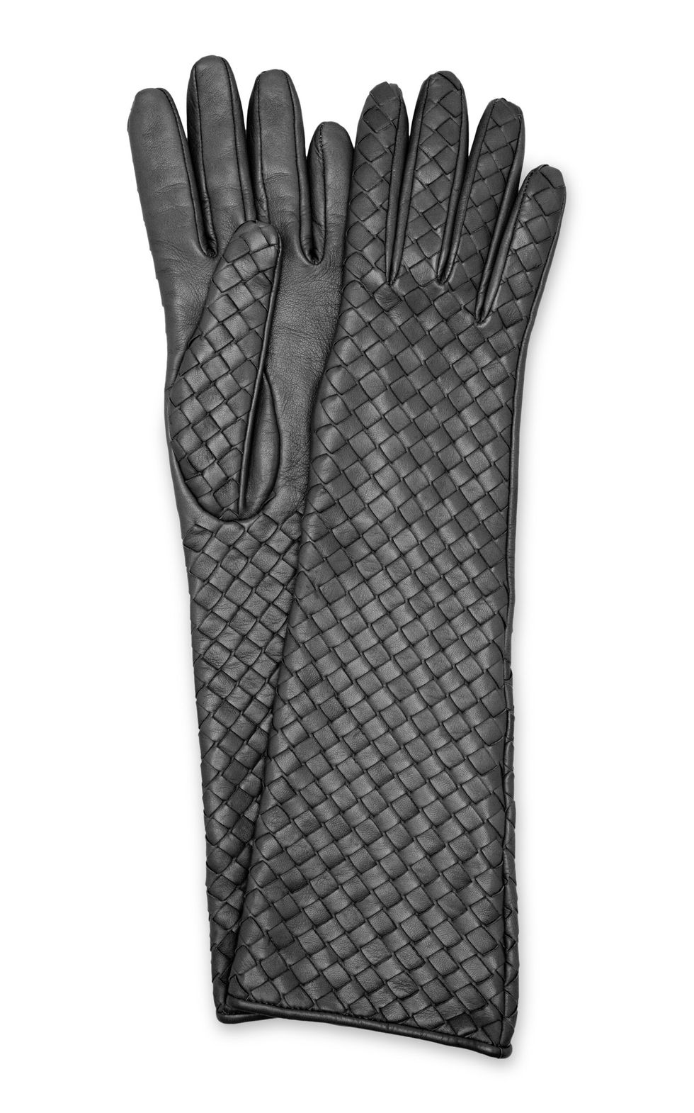 Soft Intrecciato Nappa Leather Gloves