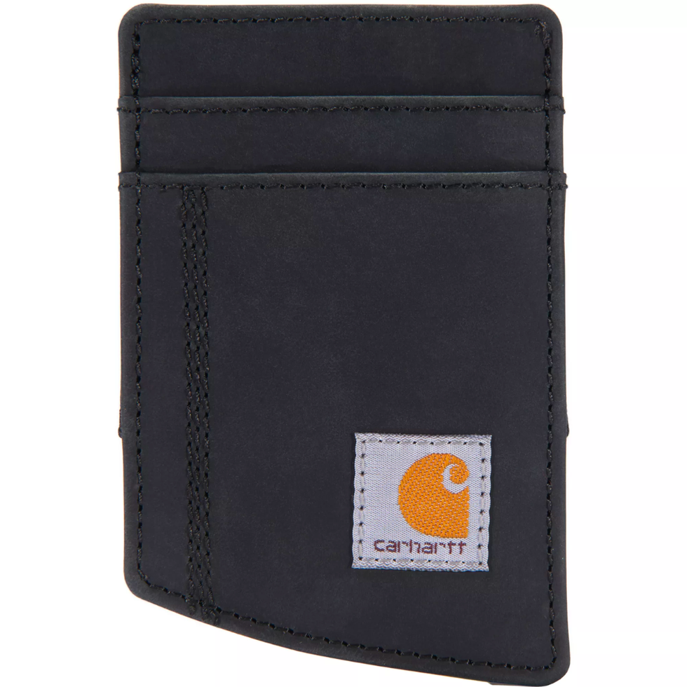 Saddle Leather Front Pocket Wallet with RFID Blocking