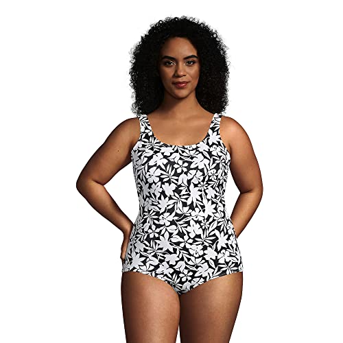 Chlorine Resistant Tugless Tank One-Piece Swimsuit 