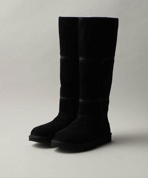 UGG W CLASSIC TALL ロングブーツ アグ BLK US6 古着 - メルカリ