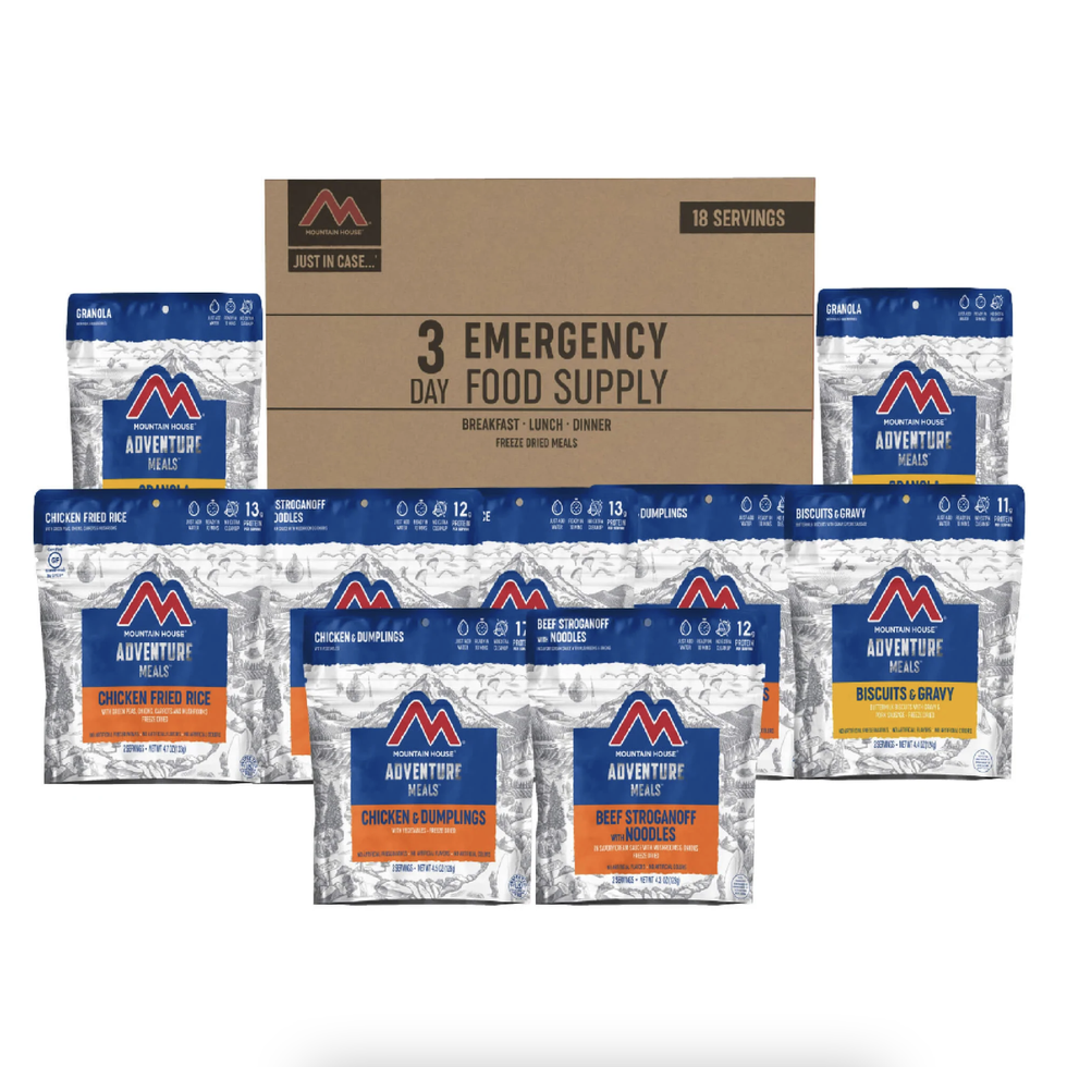 NuManna INT-NMFP 144 Meals, Emergency Survival Food Storage Kit, Separate  Rations, in a Bucket, 25 Plus Year Shelf Life, GMO-Free