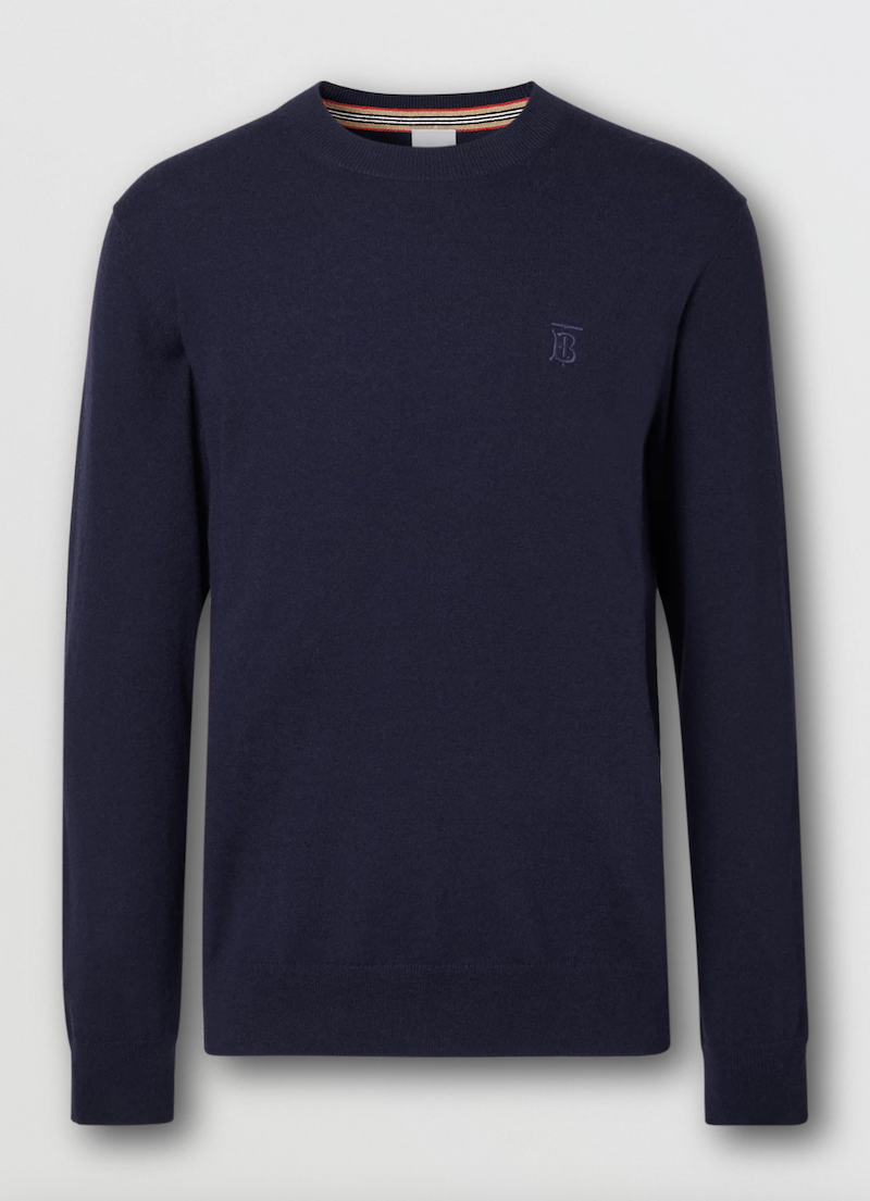 Monogram Motif Cashmere Sweater