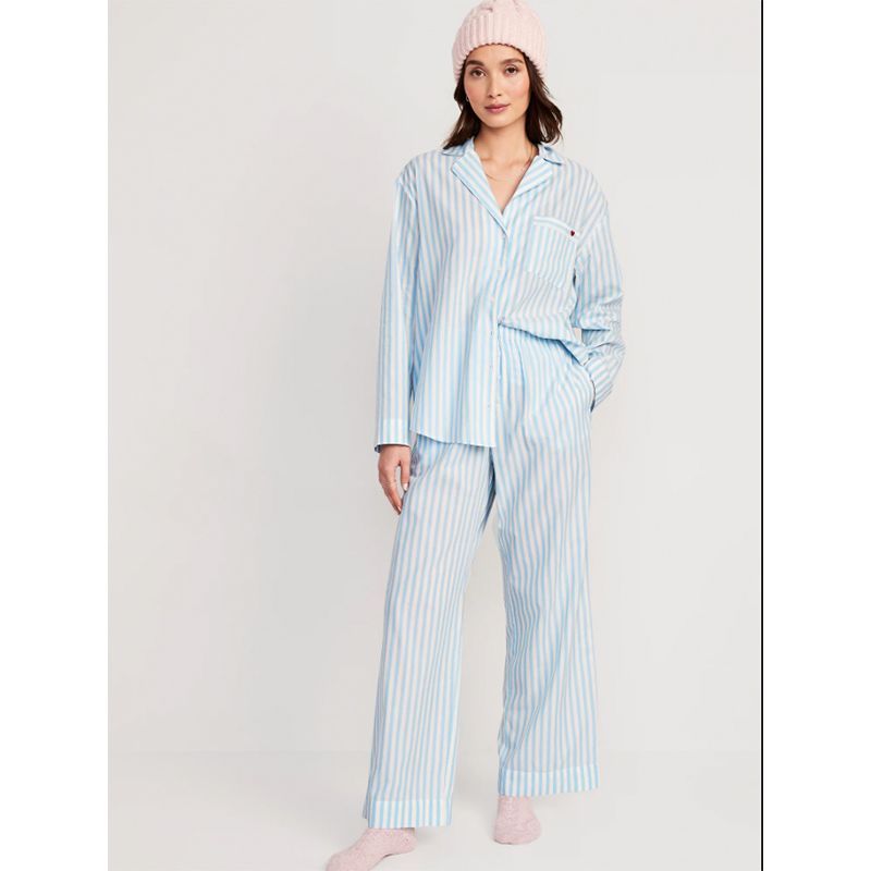 Oversized Printed Pajama Set for Women