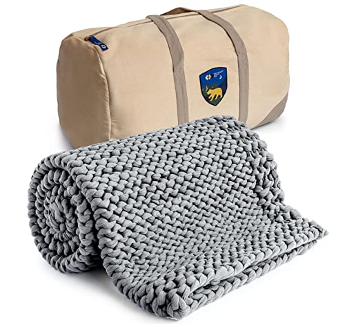 Chunky Knit Weighted Blanket
