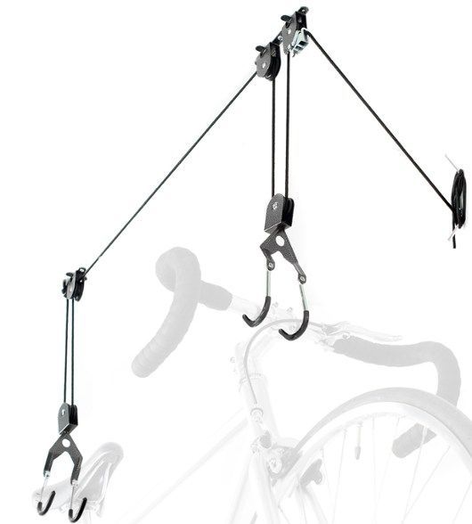 El Greco Single Ceiling Hoist Bike Storage