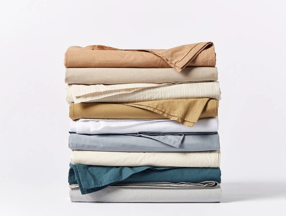 Coyuchi Organic Crinkled Sheet Set