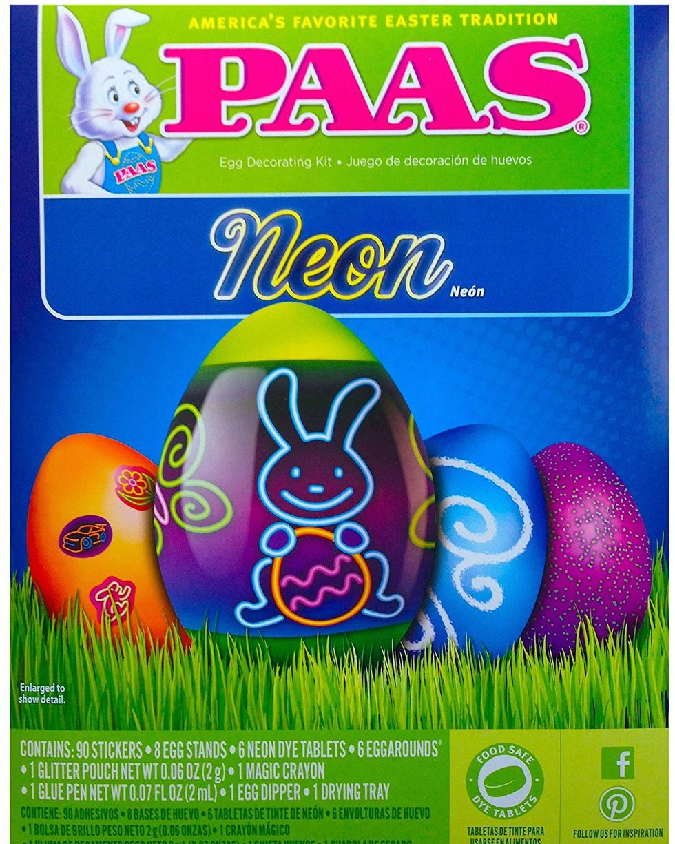 PAAS Neon Easter Egg Decorating Kit