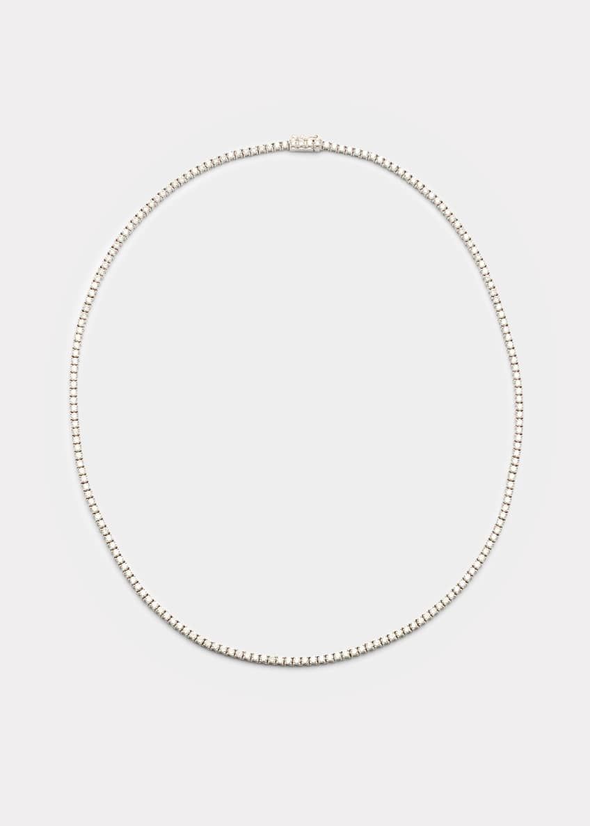 18k White Gold Diamond Choker Necklace