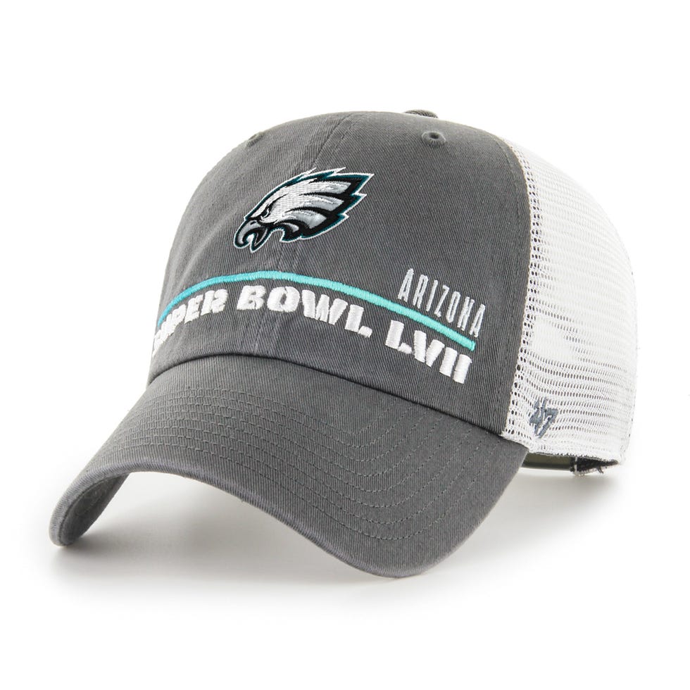 47 Brand Gray Vintage Philadelphia Eagles Super Bowl Championship