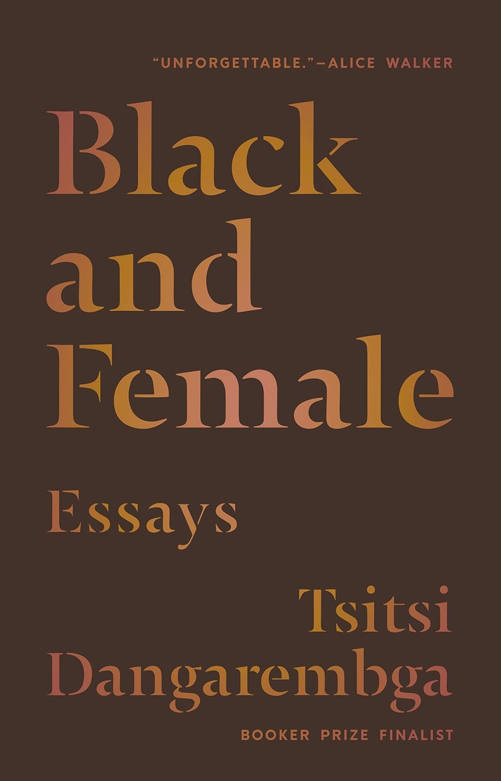 <i>Black and Female</i>, by Tsitsi Dangarembga