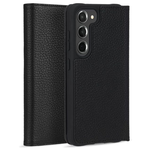 Leather Wallet Folio for Samsung Galaxy S23