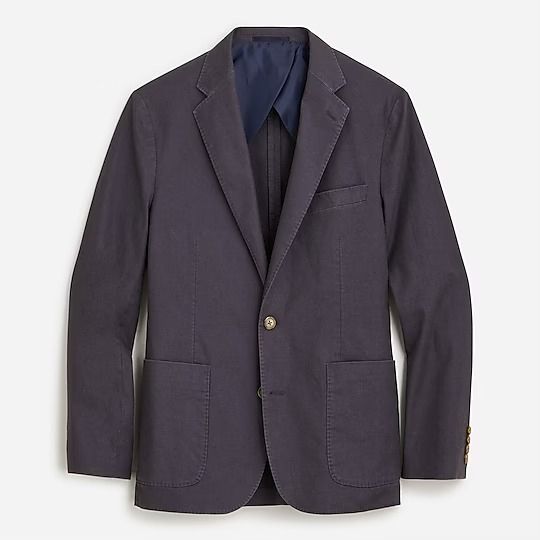 Classic-fit Suit Jacket in Stretch Cotton
