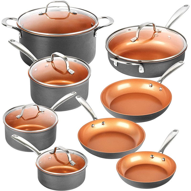 Gotham Steel 13-Piece Non Stick Cookware Set