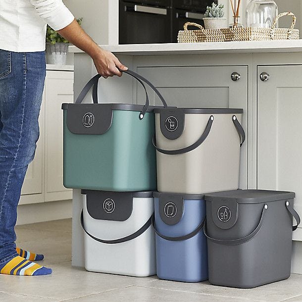 12 practical kitchen recycling bins that actually look good