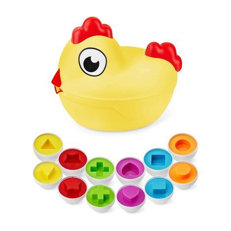 Matching Eggs & Chicken Toy