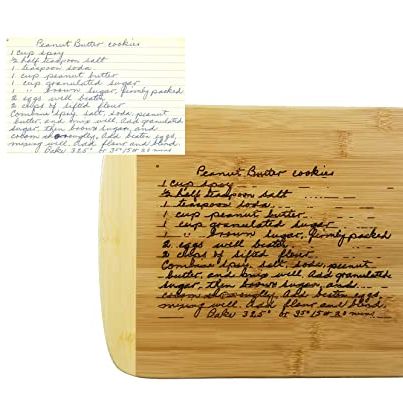 Handwritten Recipe Cutting Board 