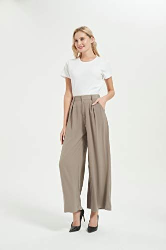 Palazzo trousers  Light beige  Ladies  HM IN