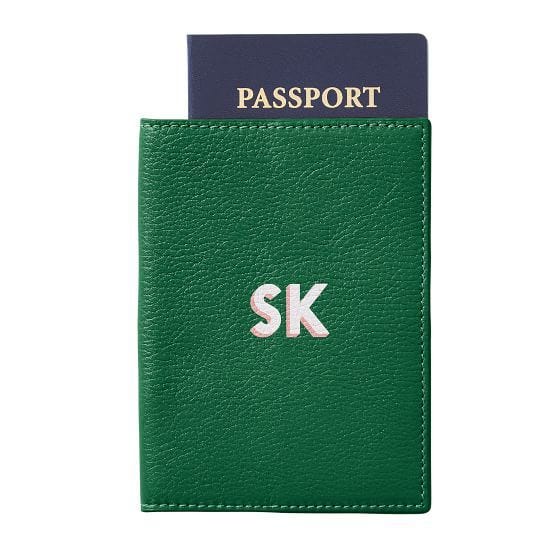 Leather Passport Case, Printed