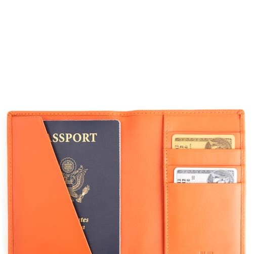 RFID Leather Passport Case