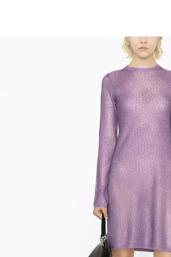 BOSS - Sparkly knitted dress with cut-out back